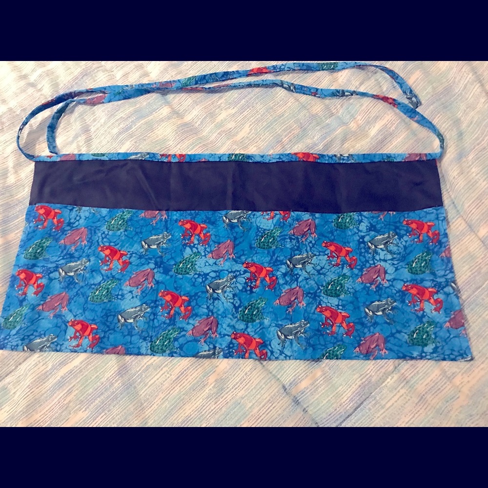 Handmade Half Apron Server/Cook w/3 Pockets